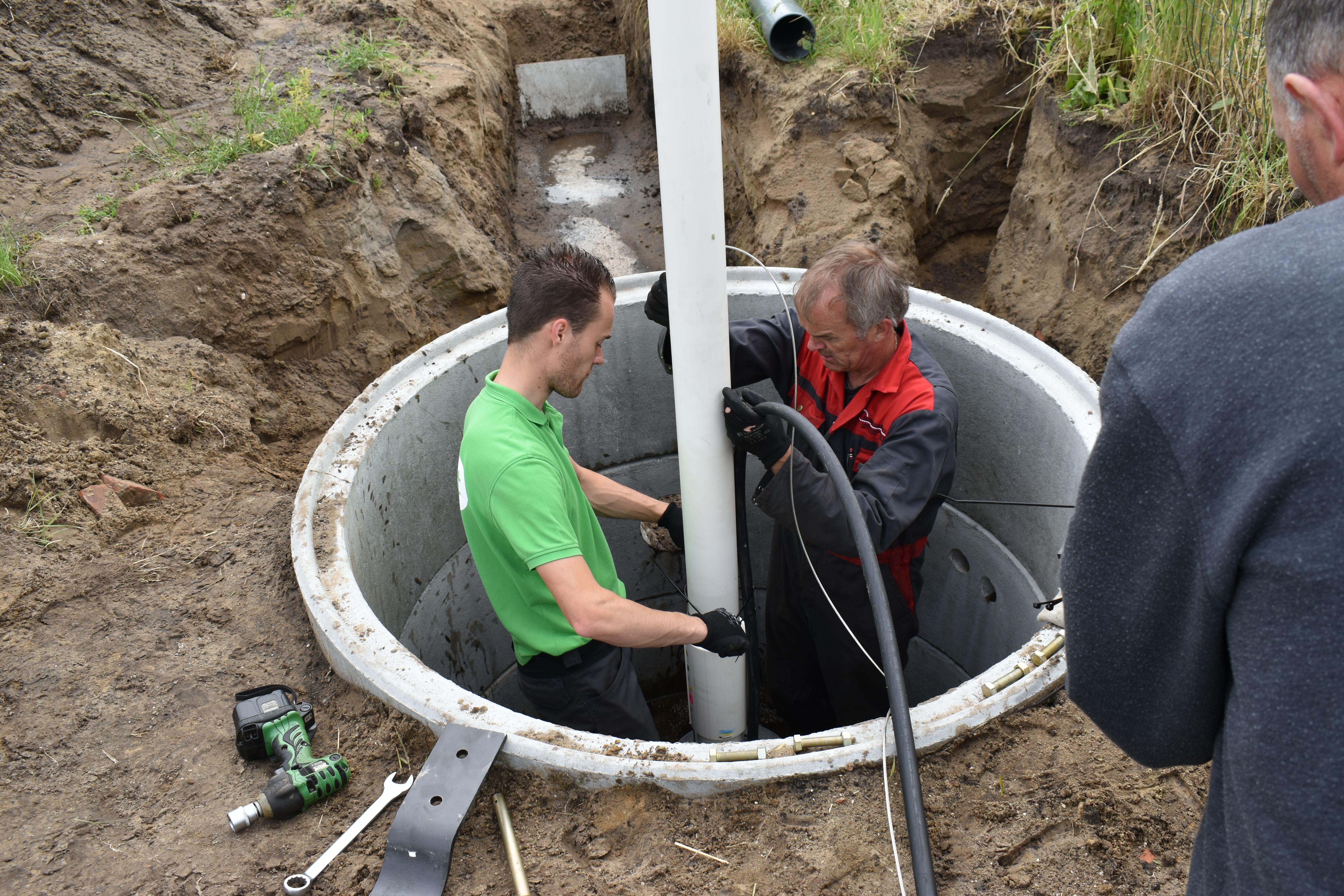 Bron laten boren voor beregening