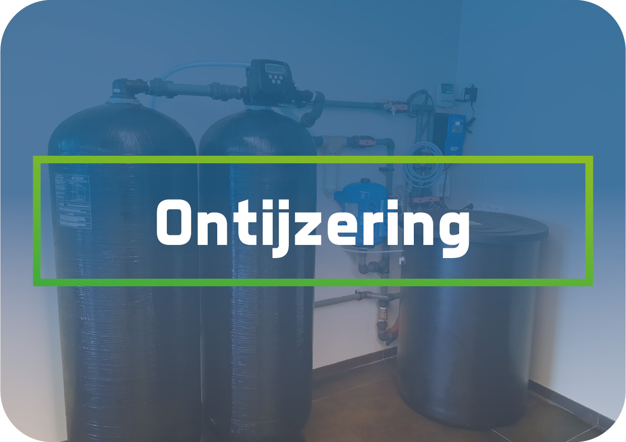 Voorkom bruine aanslag met een ontijzeringsinstallatie!