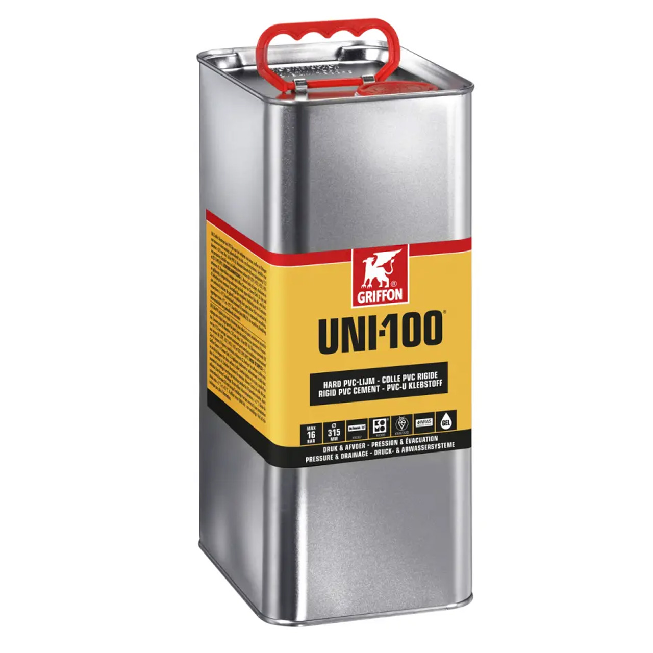 Lijm PVC UNI-100, 5000 ml