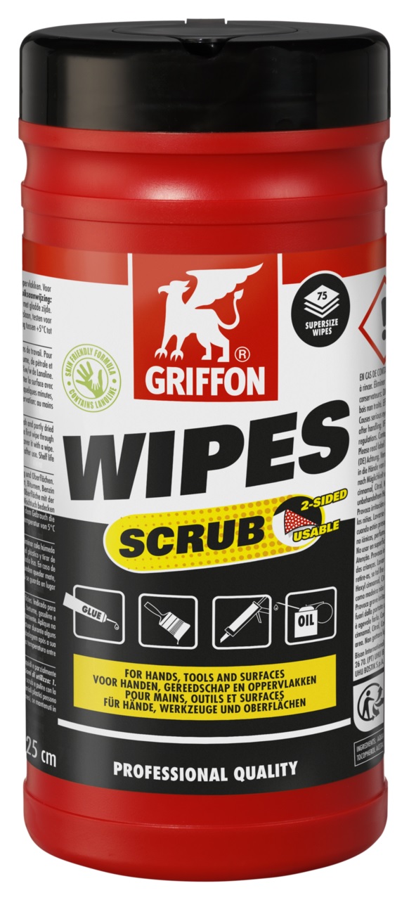 Scrub Wipes 20x25cm 75 st.