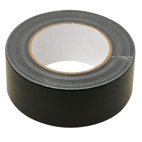 Duct tape 50 mm x 50 meter, zwart