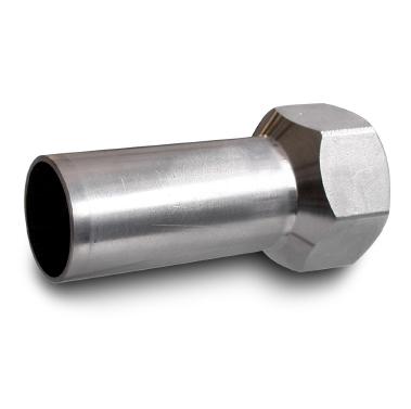 Insteekkoppeling RVS, 1/2" bi x 15 mm