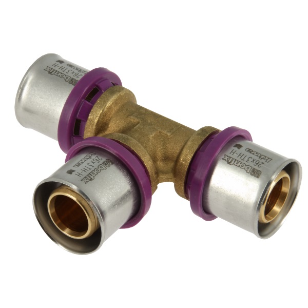 BONFIX Alu-pers T-stuk 26 x 26 x 26 mm