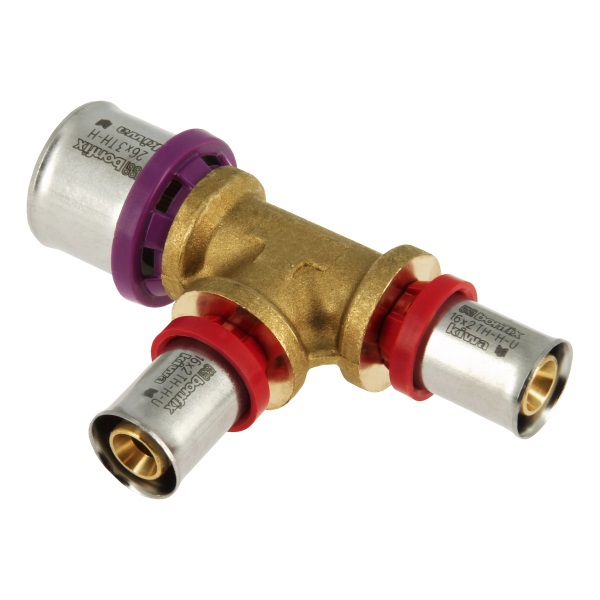 BONFIX Alu-pers Verloop T-stuk 26x16x16