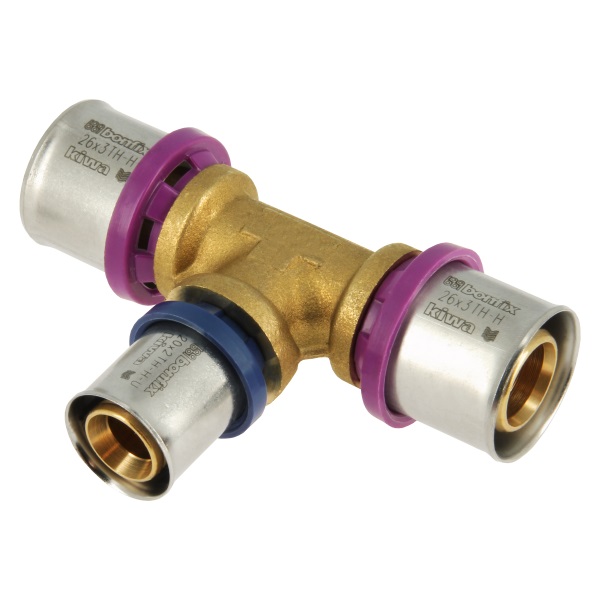 BONFIX Alu-pers Verloop T-stuk 26x20x26