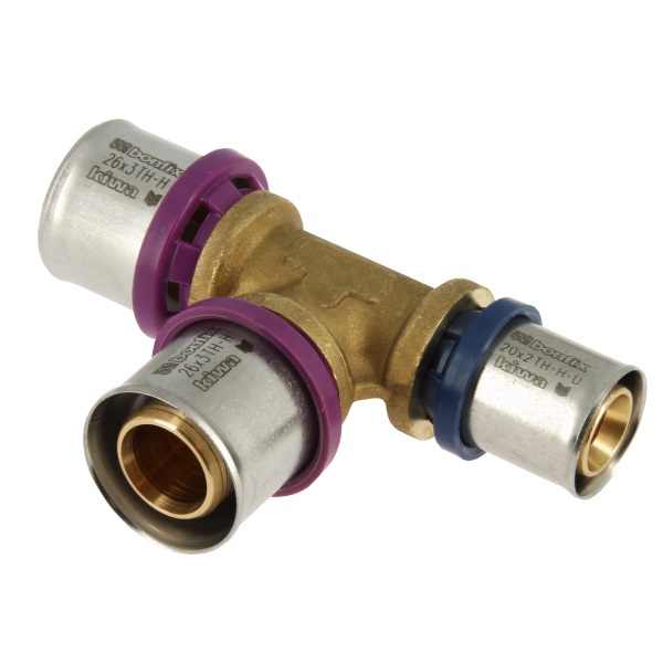 BONFIX Alu-pers Verloop T-stuk 26x26x20