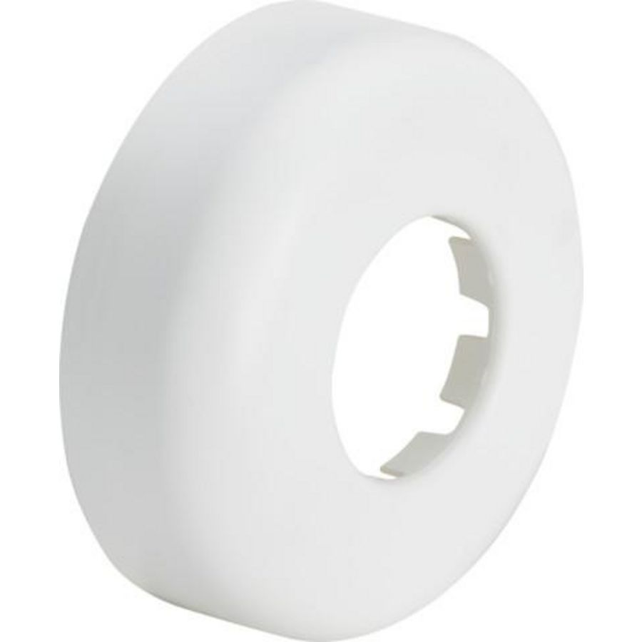 Vloerbuisrozet 1 1/4" x 15 mm wit