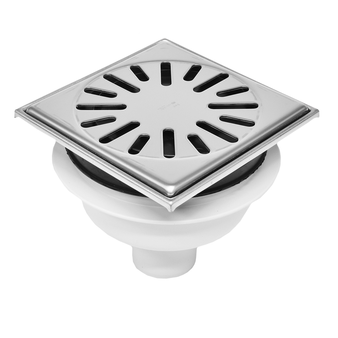 Afvoerput ABS/RVS 150 x 150 mm, 4315