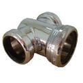 T-stuk chroom 32 x 38 x 32 mm