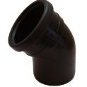 Bocht PP 45GR, 40 x 40 mm, MxS, ZW