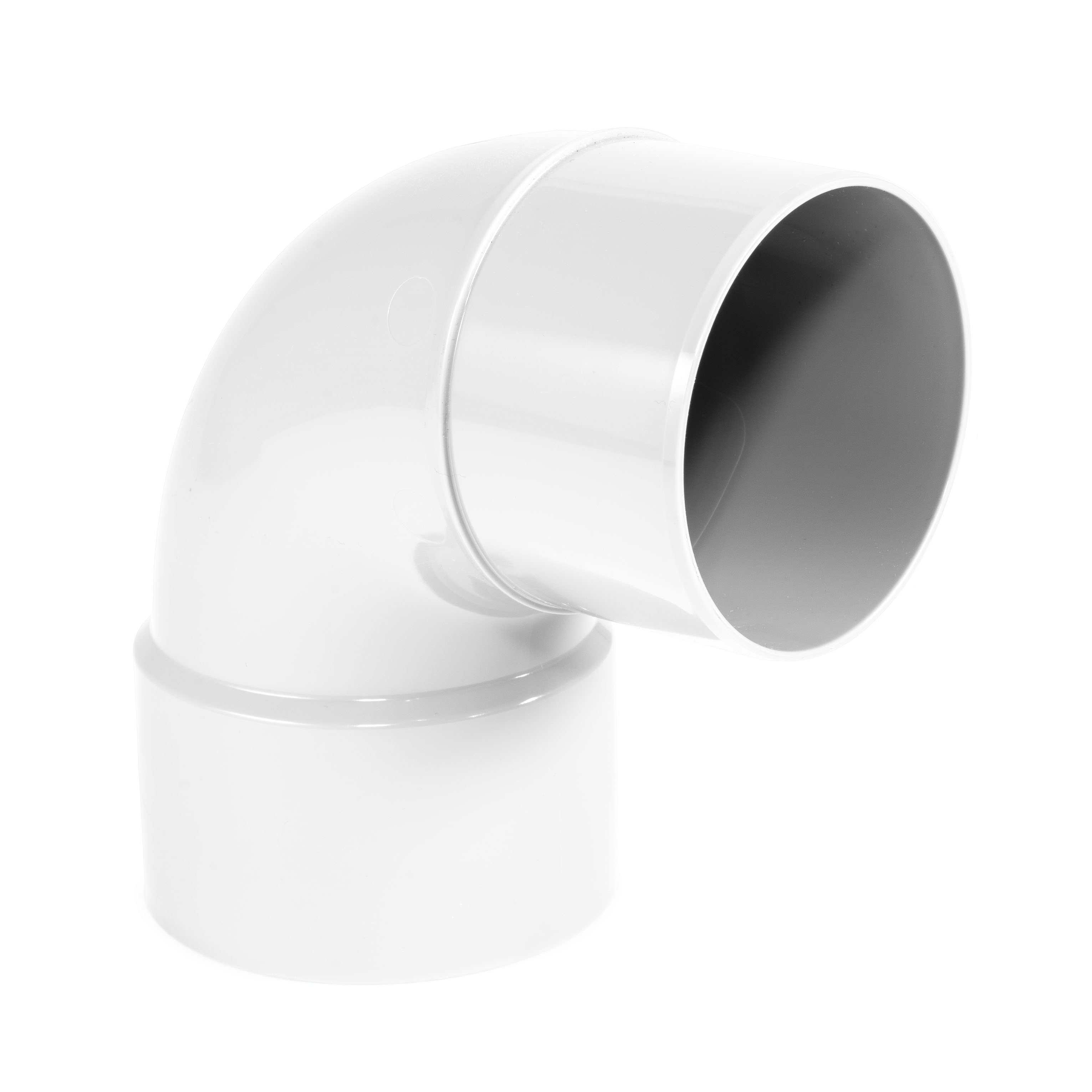 Bocht PVC 87GR, 80 x 80 mm, MxVS, WT