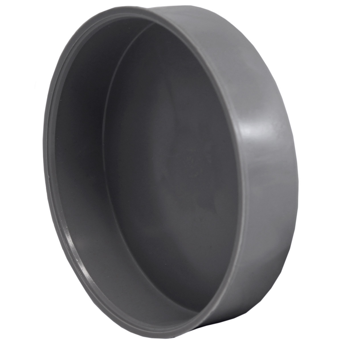 Afsluitkap PVC 60 mm, grijs