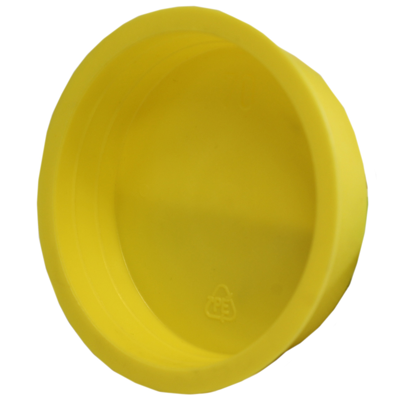 Speciedeksel PE 70 mm, geel