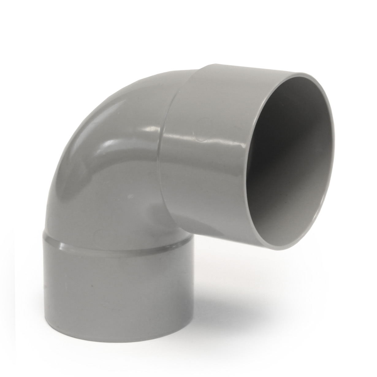 Bocht PVC 87GR, 80 x 80 mm, MxS, GR
