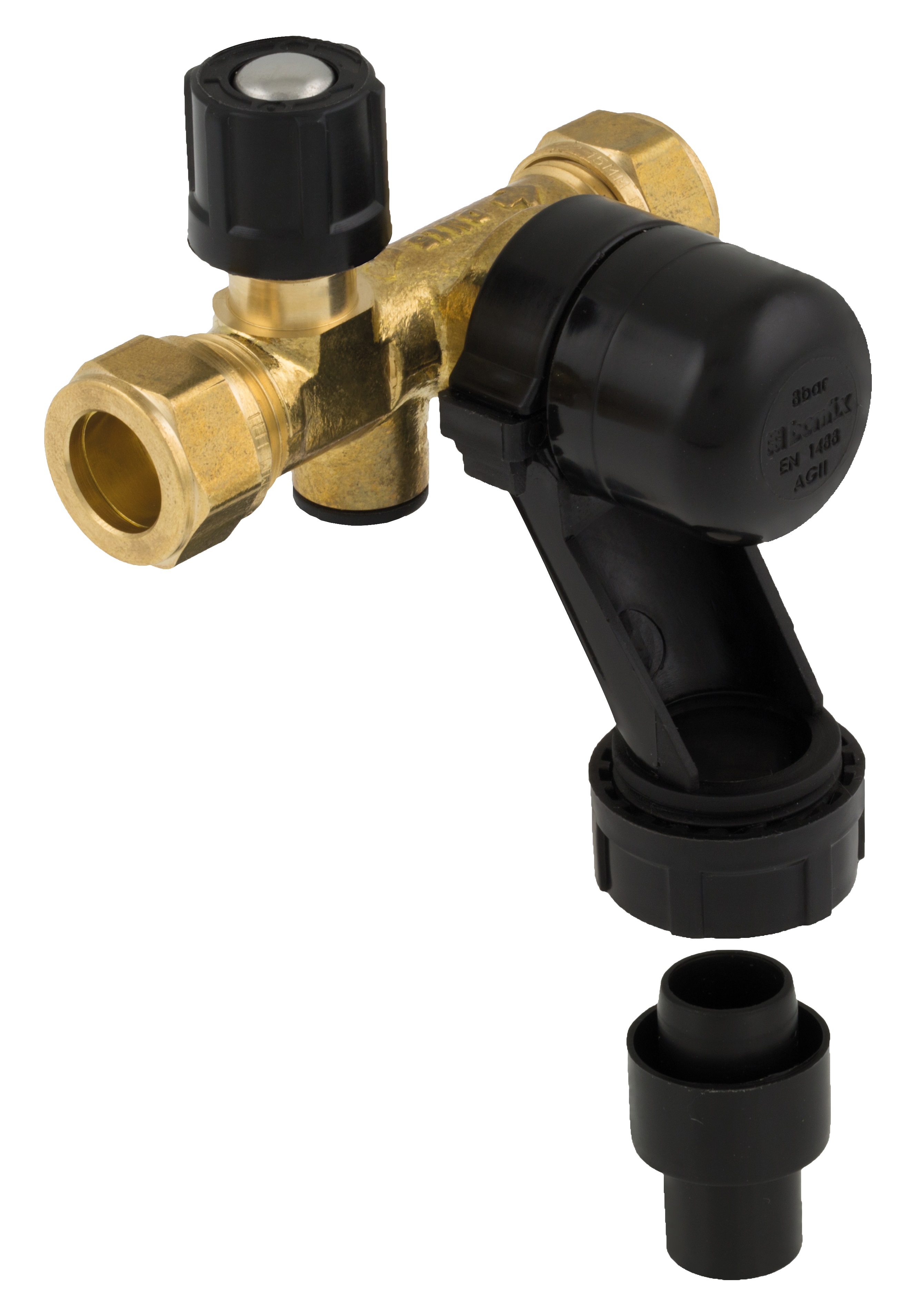 Inlaatcombinatie Kiwa 15 mm