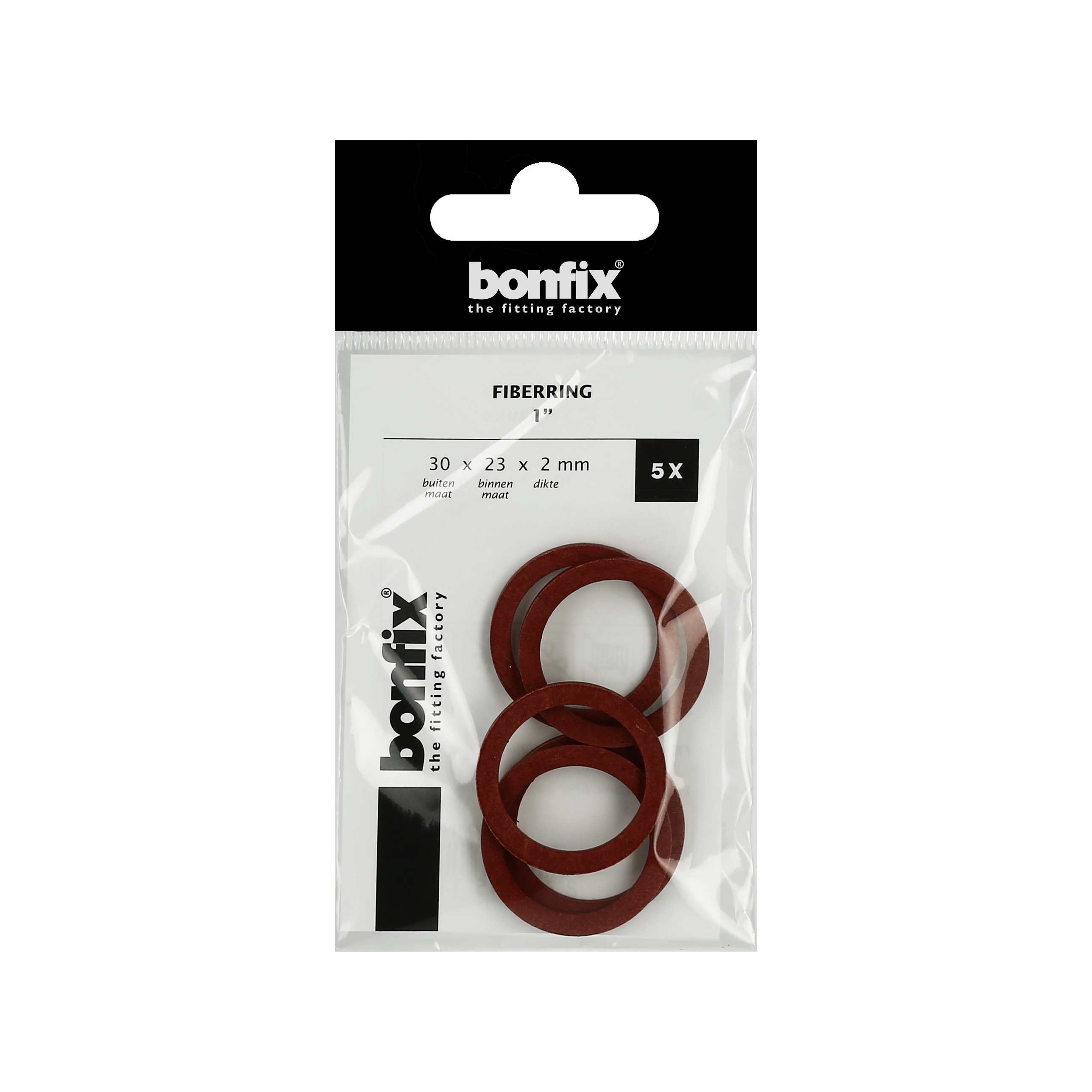Fiberring 1", zakje á 5 stuks