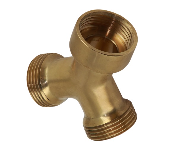 Y-stuk messing, 3/4" bi. x bu.-dr.