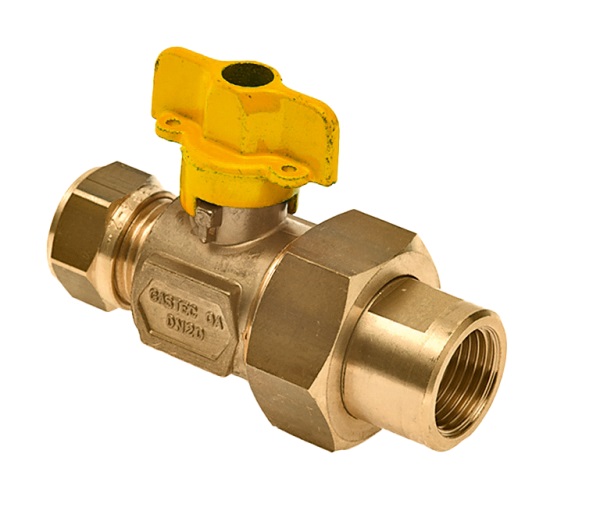 Gaskogelkraan, 15 mm x 1/2" bi