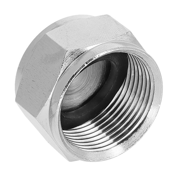 Koppeling messing, dop M24