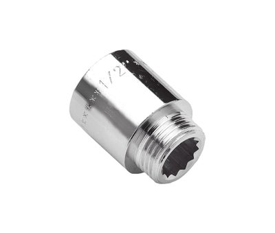 Kraanverlengstuk messing, 3/8" x 10 mm