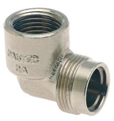 Aansluitstuk, haaks, 3/8" bi