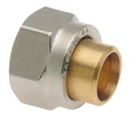 Koppeling messing, 2-del. M24 x 15 mm