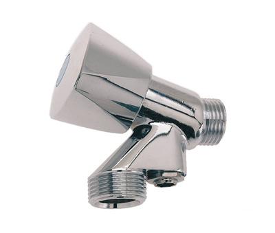 Beluchterkraan, met chromen knop