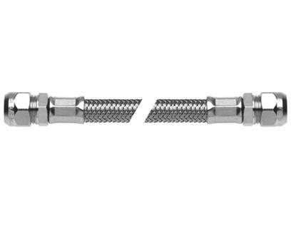 Aansluitleiding RVS, 50 cm, 12 x 10 mm