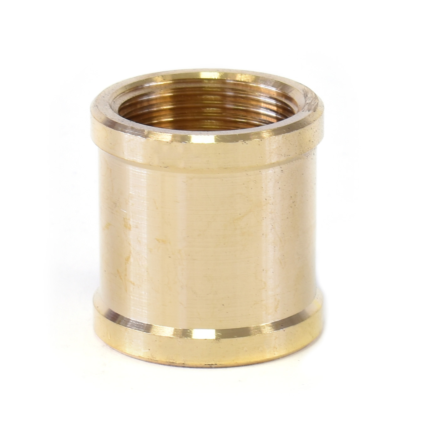 Sok messing 1/8 x 1/8, 2x bi-dr.