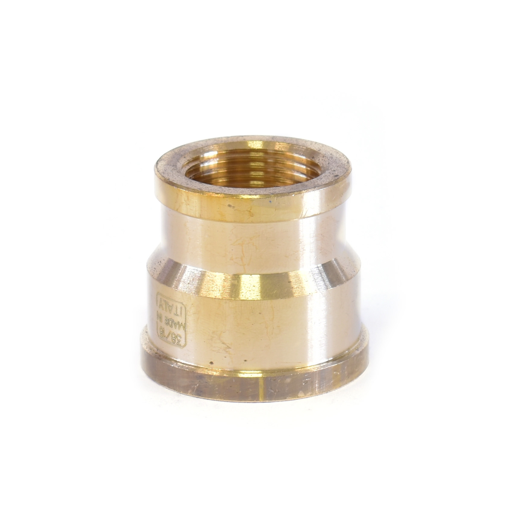 Verloopsok messing 1/4 x 1/8, 2x bi-dr.
