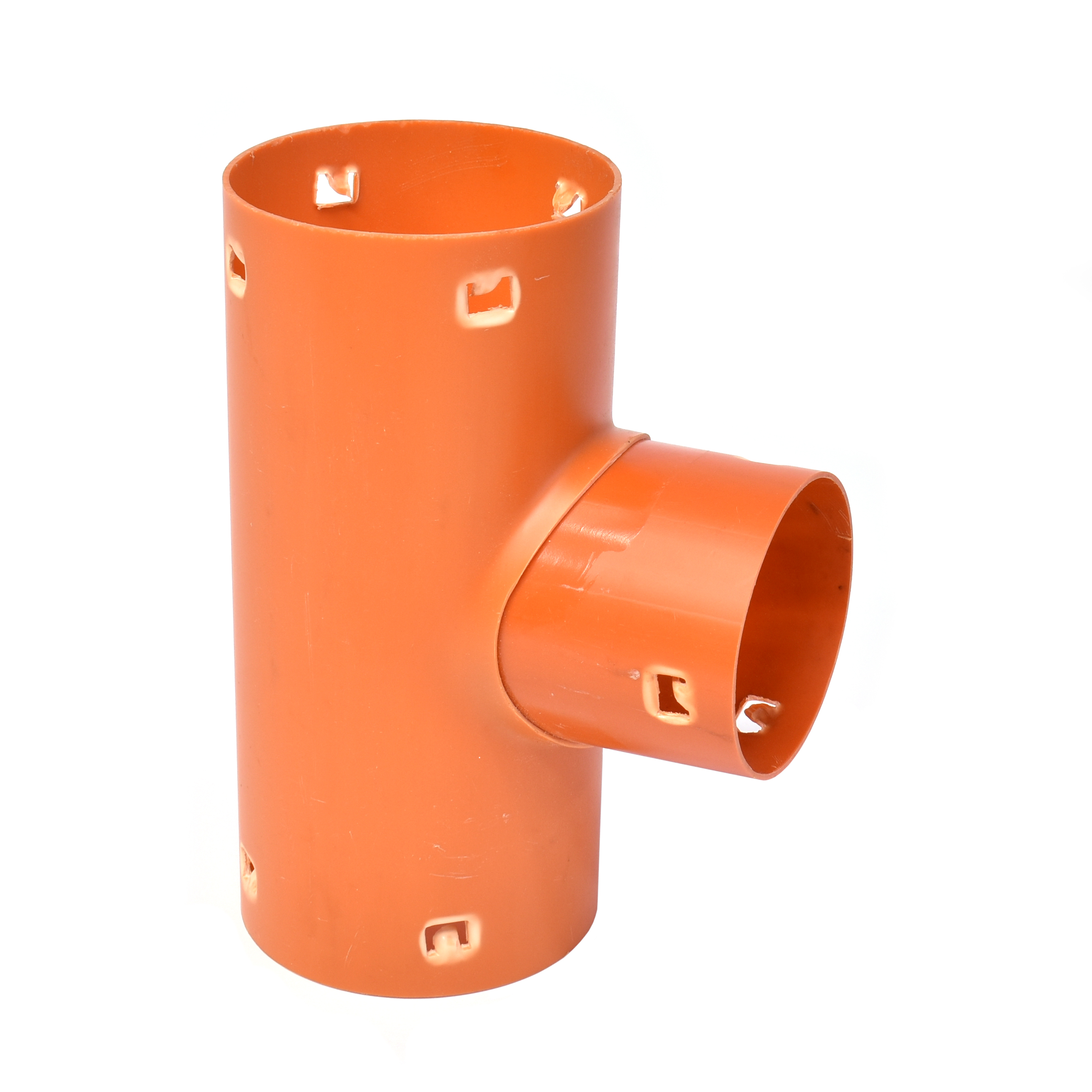 T-stuk PVC 50 x 50 x 50 mm, 3x klikmof