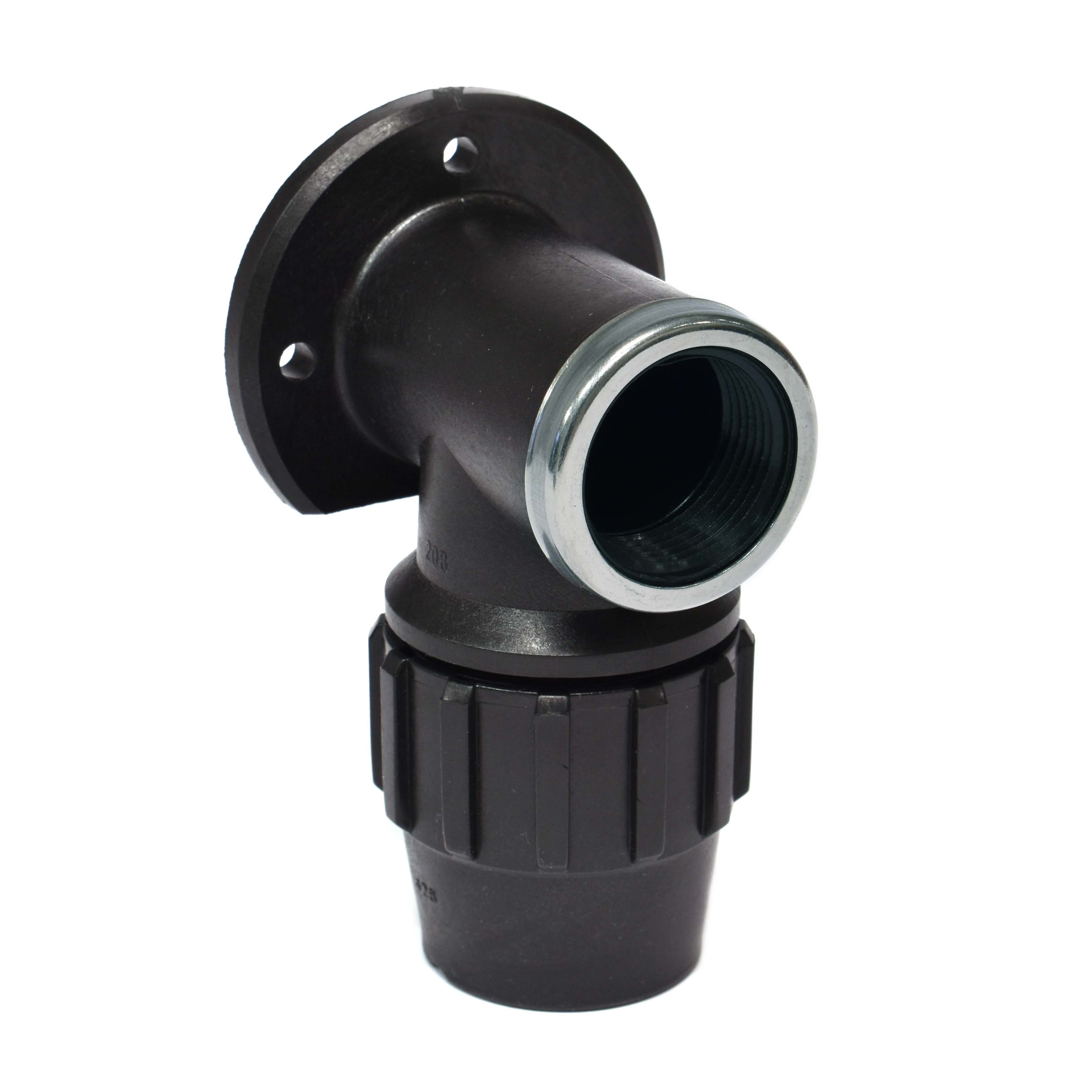 Muurplaat PP, 32 mm x 1 bi