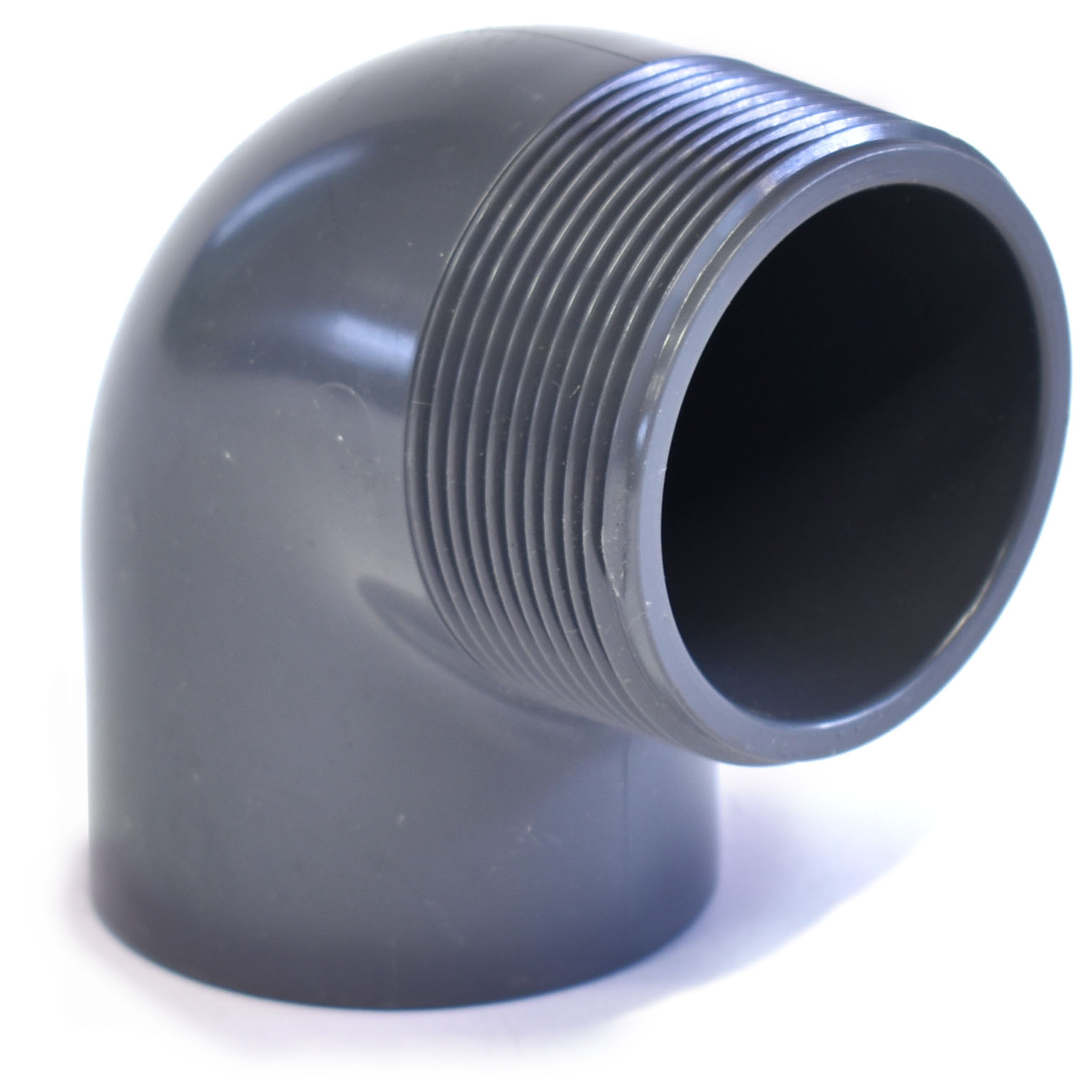 Knie PVC-U 90GR, 50 mm x 1 1/2 bu-dr.