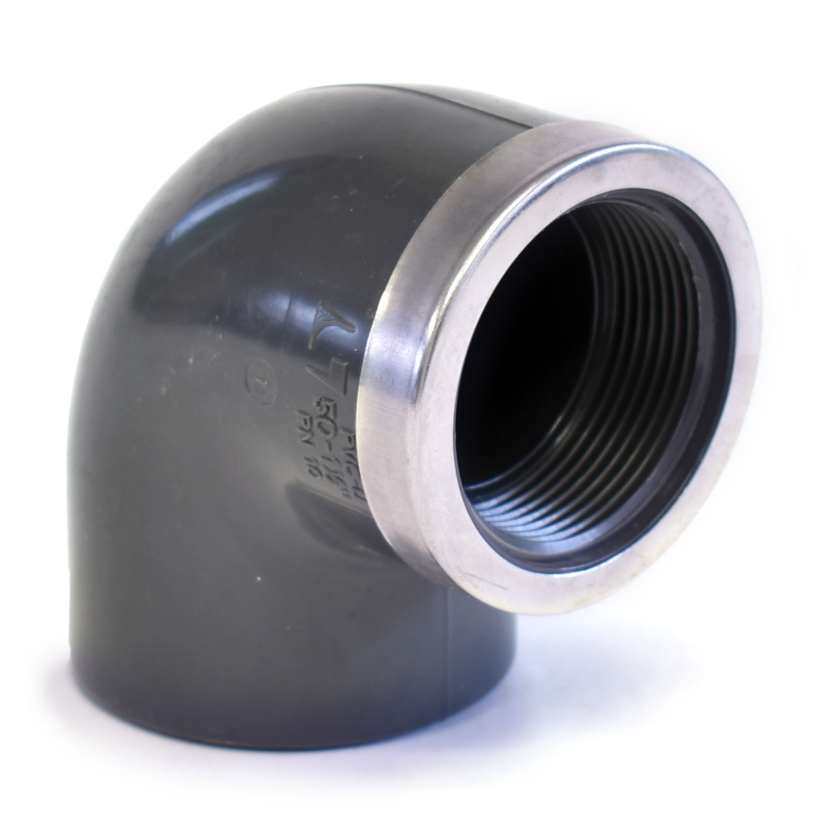 Knie PVC-U 90GR, 20 mm x 1/2 bi-dr.