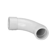PVR bocht 90GR, 90 mm, 2x mof