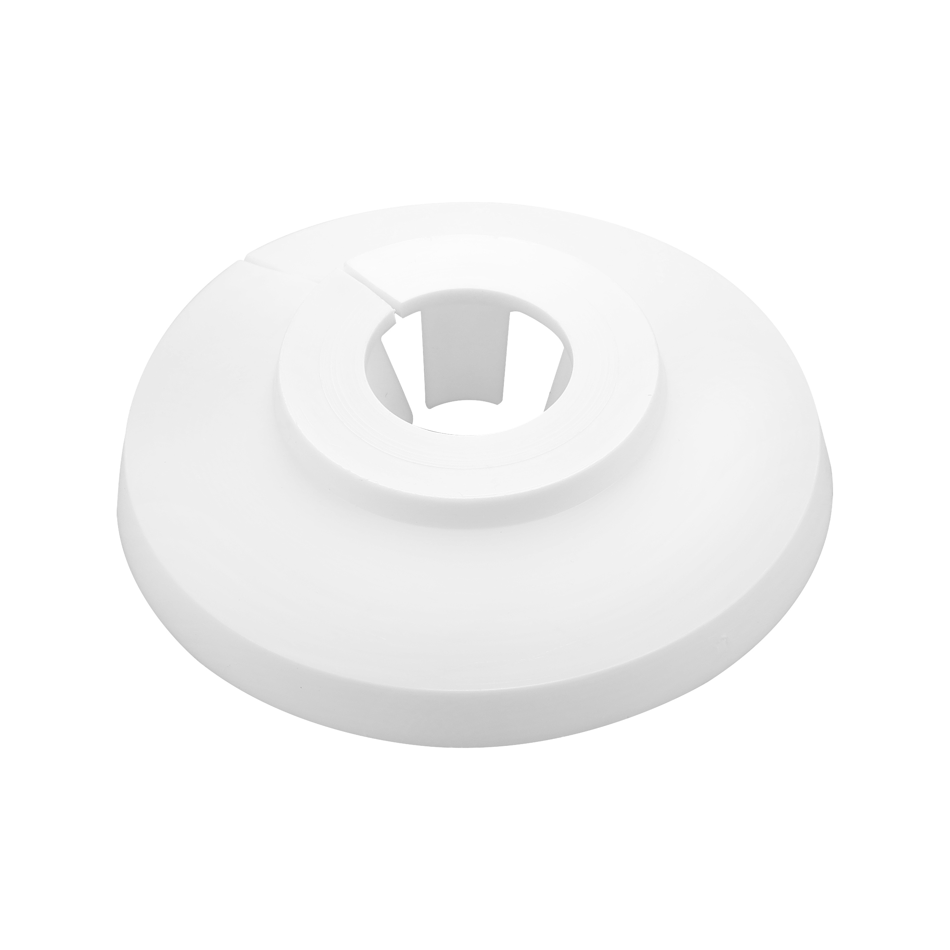 Rozet wit, 15 mm