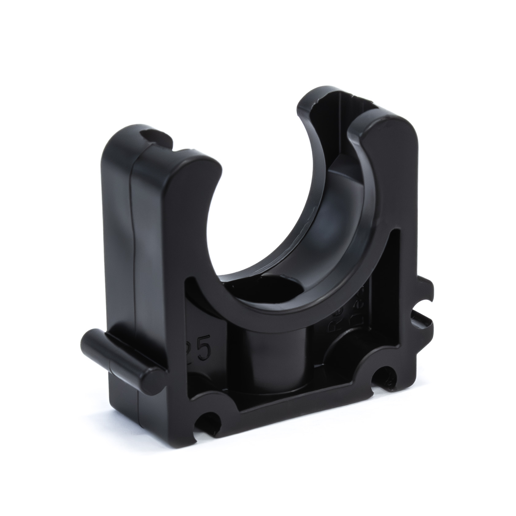 Buisklem PP 10 mm, zwart