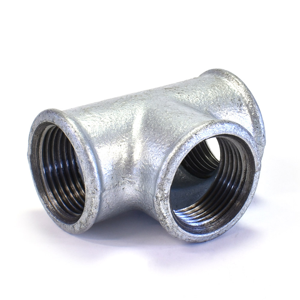 T-stuk gegalv. Nr. 130, 1/4