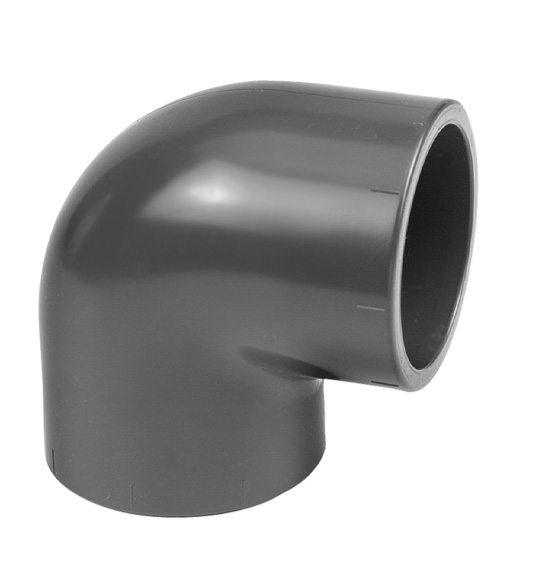 Knie PVC 90GR, 16 x 16 mm, PN16