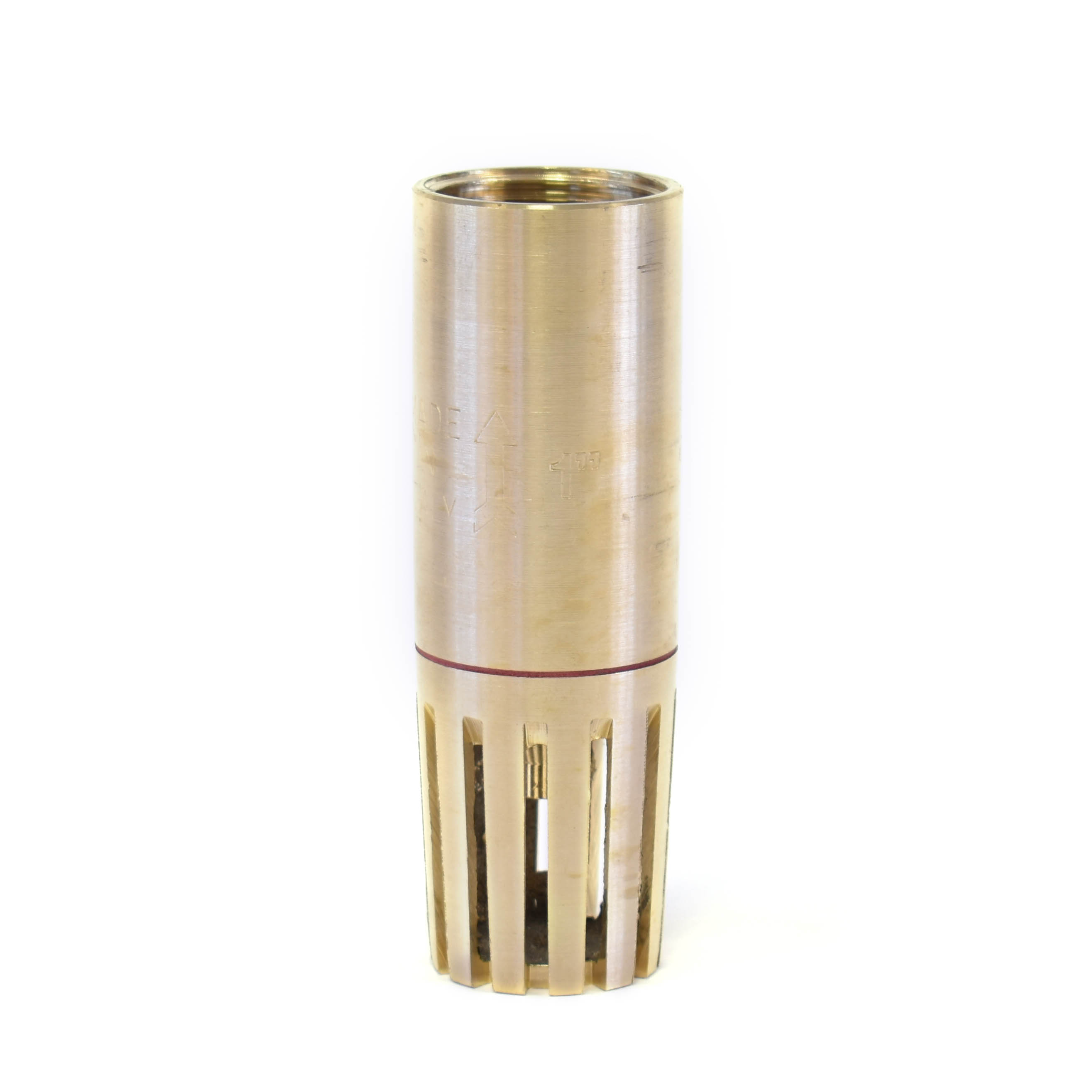 Voetklep messing 045, 3/4 bi-dr.