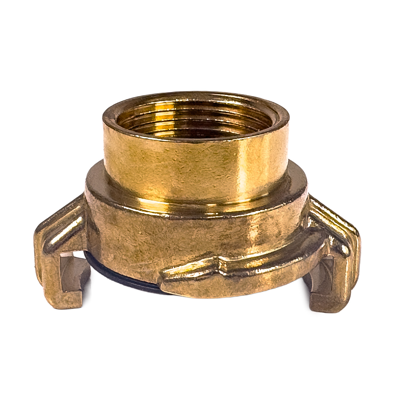 Koppeling messing, 3/4 bi-dr.