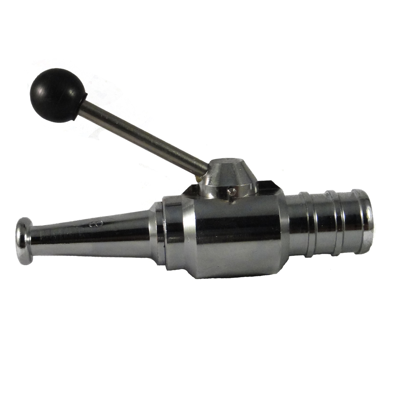 Kogelstraalpijp messing 3/4 slangtule