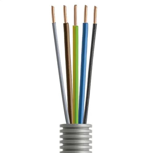 Flexbuis 16 mm, 5/8", 3x2.5+2x1.5mm,100M
