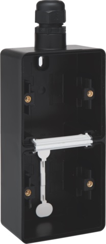 Niko Hydro opbouwdoos 2-V ver, 1x wartel