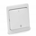 Klemwip inbouw 2/3p schakelaar, wit