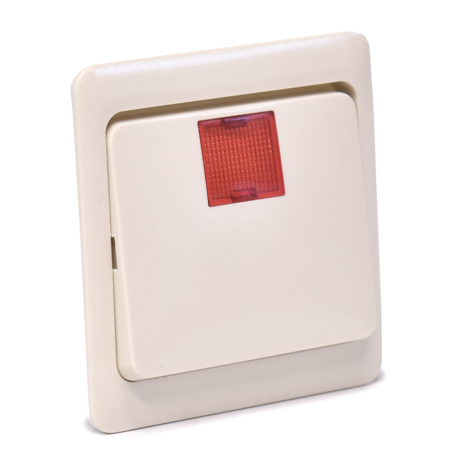 Enkele klemwip controle inbouw, crème