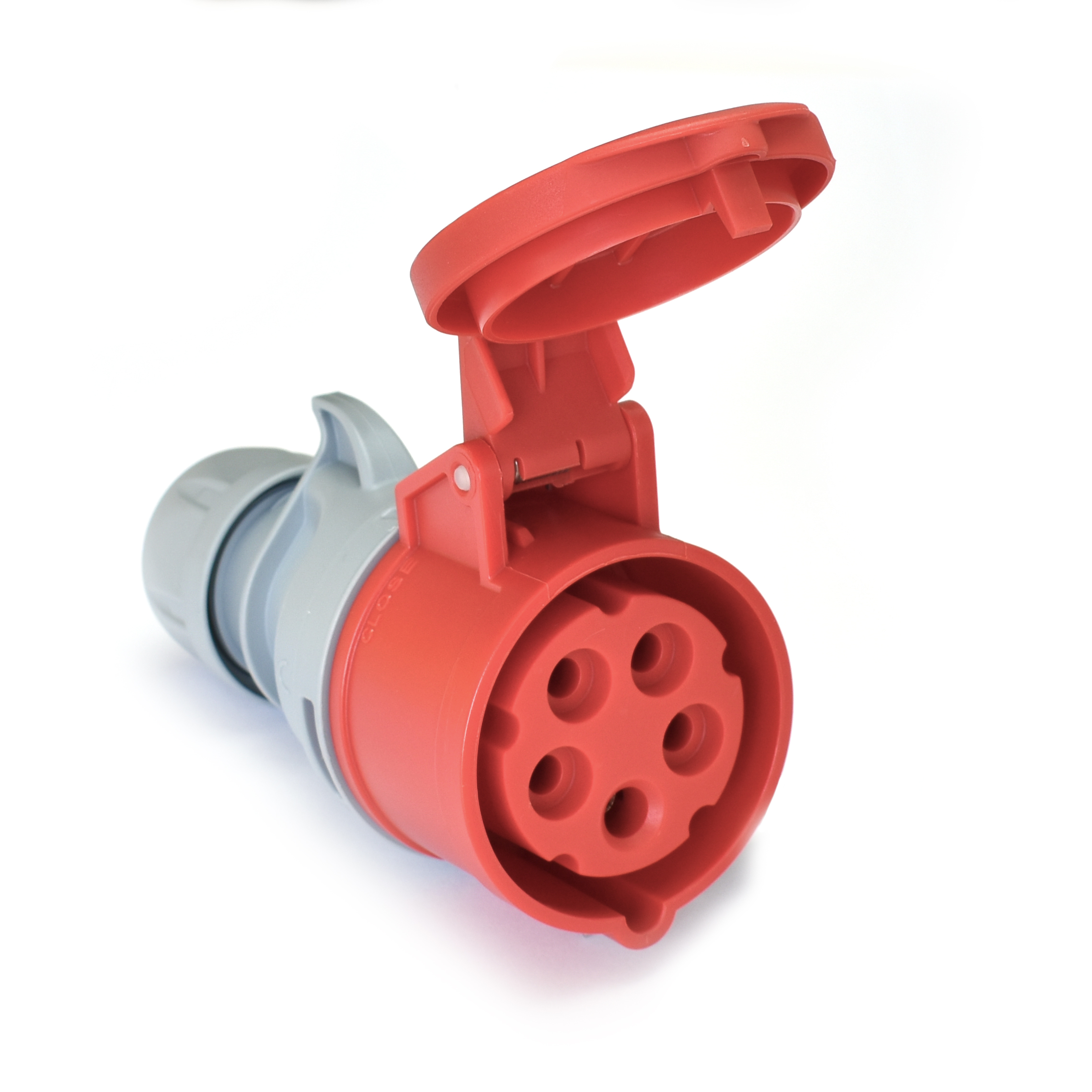 Contrastekker TURBO TWIST 16A, 5p, 6h RD