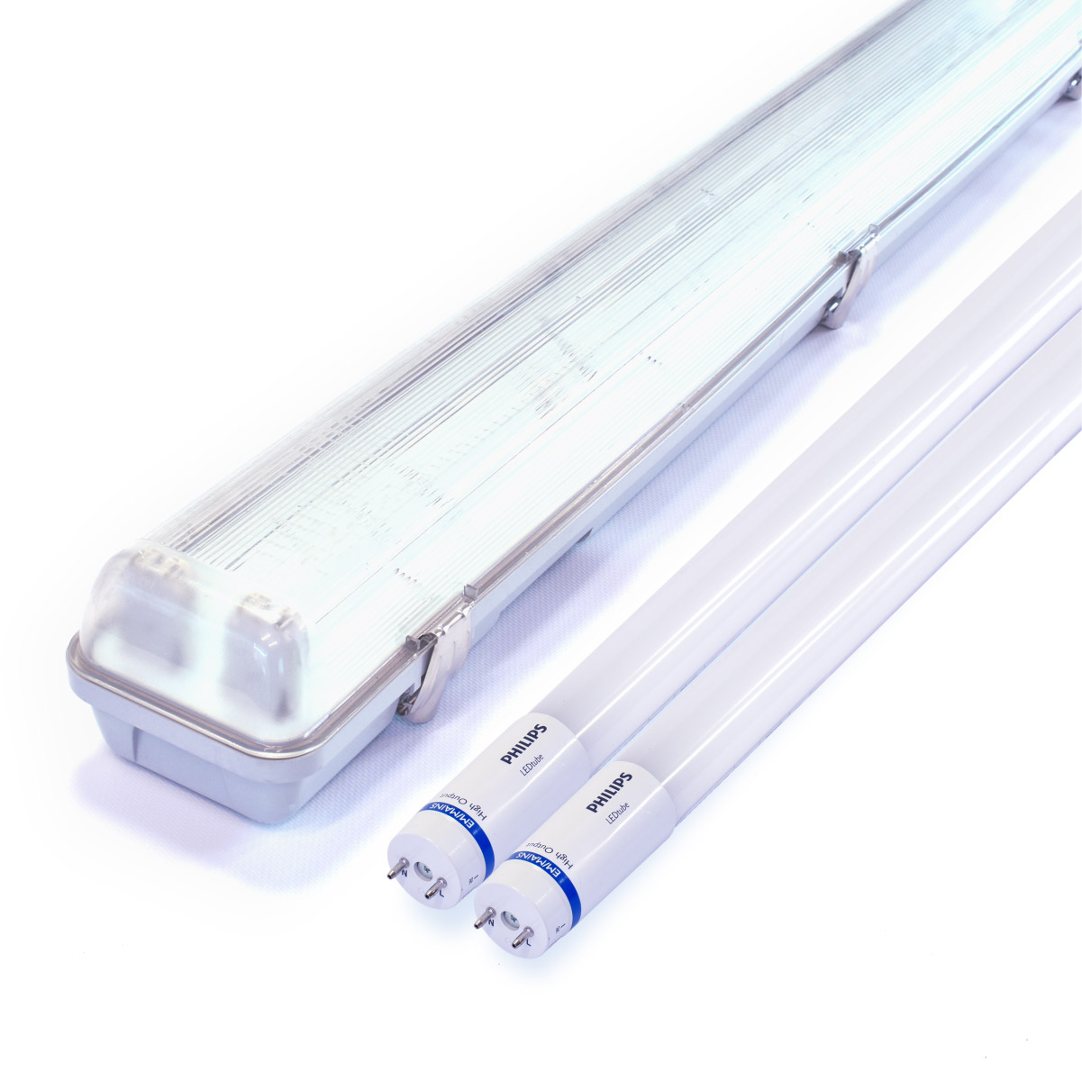 TL armatuur 2 x 1200 mm incl. master 400
