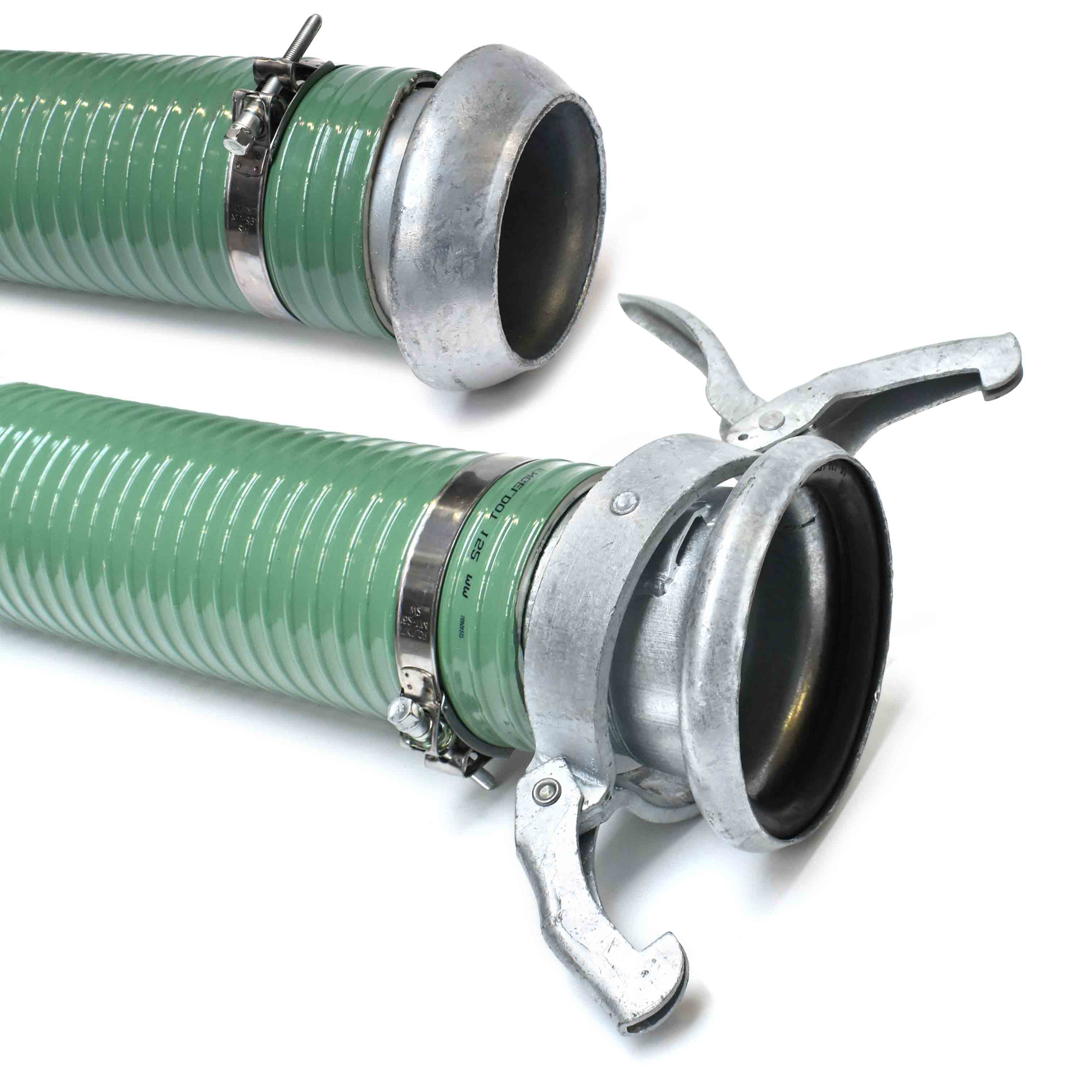 Gierslang koppelset 6" PVC-4M