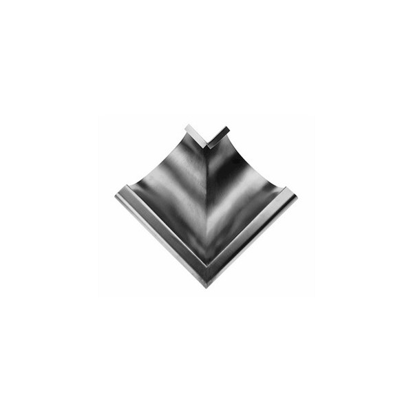 Zinken mastgoot buitenhoekstuk M30